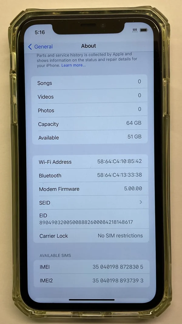 iPhone 11 64 GB Black Mint - Image 4