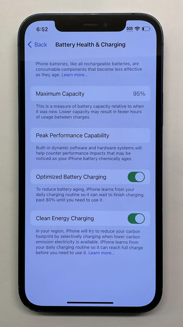 iPhone 12 64GB Blue Mint - Image 5
