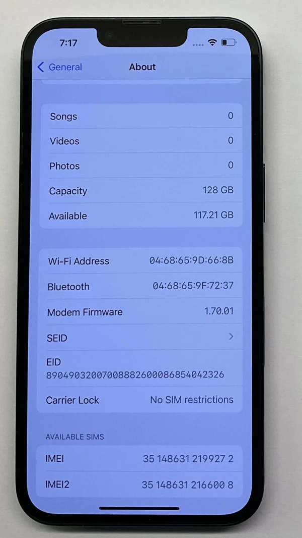 iPhone 13 128GB Black Good - Image 4