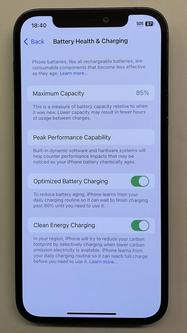 iPhone 12 Blue 64GB Good - Image 5